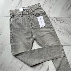 NWT Calvin Klein gray skinny high waisted jeans
